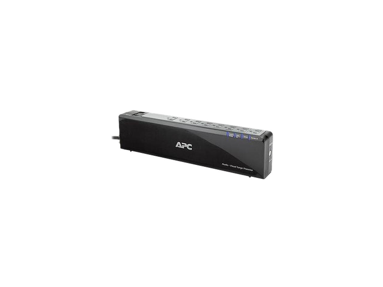 APC P8VNTG 6 ft. 8 Outlets 2690 Joules Power-Saving Surge Protector with Phone/Network/Coax Protection