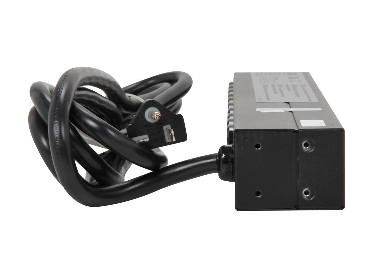 APC Rack Mount PDU, Basic 100V-120V/20A, (10) Outlets, 1U Horizontal Rackmount (AP9563)