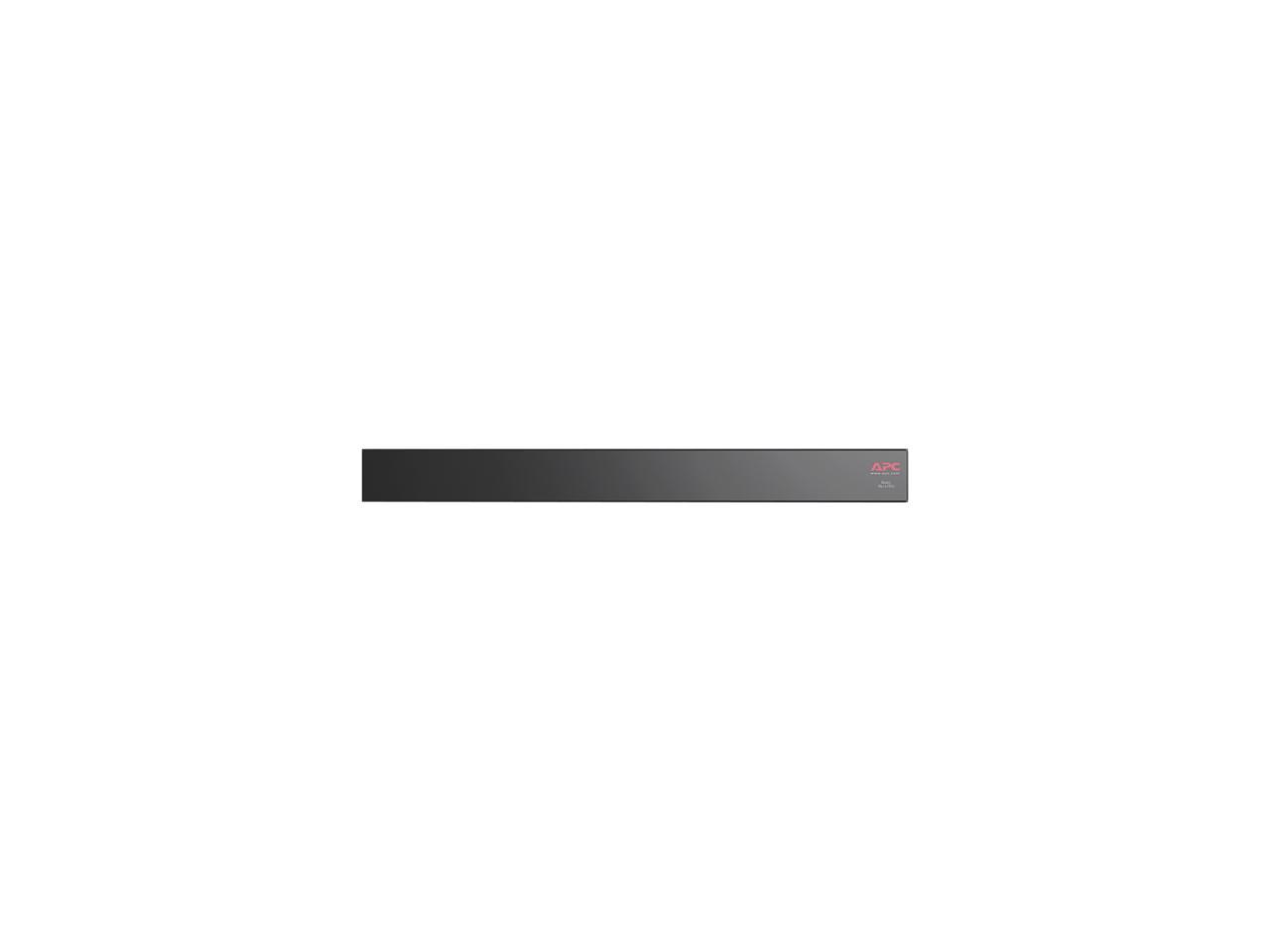 APC Rack Mount PDU, Basic 200V-240V/30A, (10) Outlets, 1U Horizontal Rackmount (AP9571A)