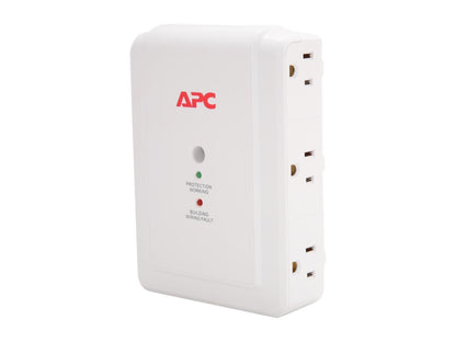 APC 6-Outlet Wall Surge Protector 1080 Joules, SurgeArrest Essential (P6W)