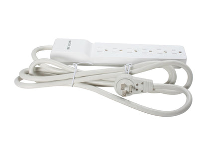 BELKIN BE106000-08R 8 Feet 6 Outlets 720 Joules Home / Office Surge Protector