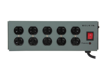 BELKIN F9D1000-15 15 ft. 10 Outlets 885 Joules Metal SurgeMaster