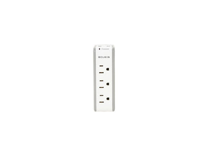 BELKIN BZ103050-TVL Wall Mount 3 Outlets 918 Joules Mini Surge Protector with 2 USB Charger - Wall Mount