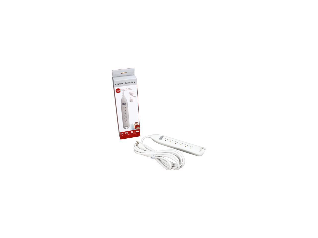 BELKIN F9D160-12 6 Outlets Power Strip 12 Feet Cord Length