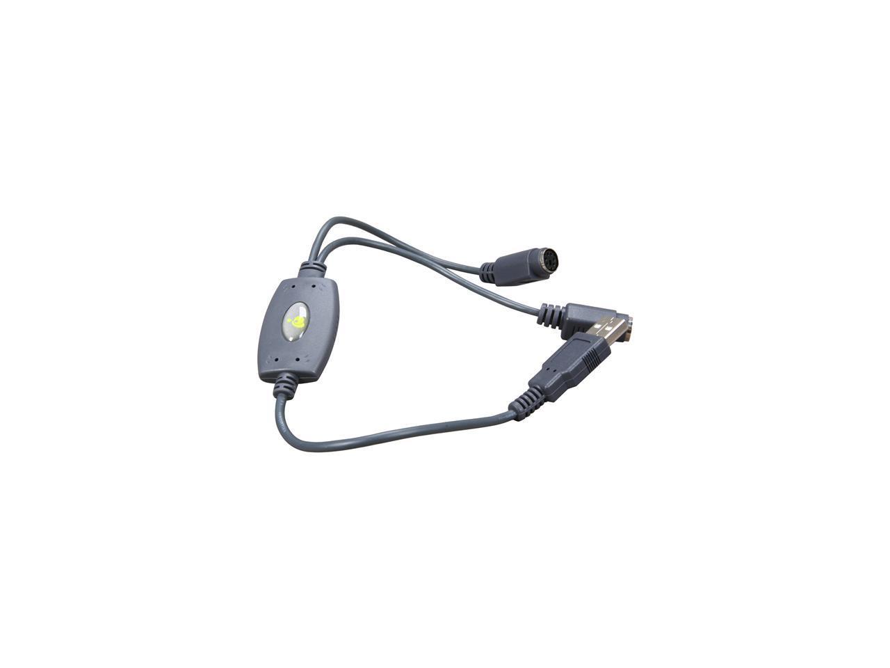 IOGEAR Model GUC10KM 16.5" PS/2 to USB Adapter for keyboard/ mouse