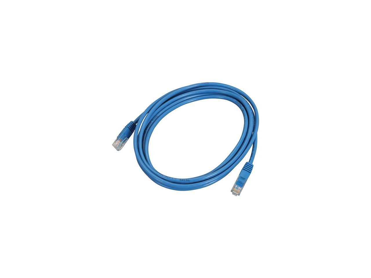 TRIPP LITE N002-010-BL 10 ft. Cat 5E Blue 350MHz Molded Patch Cable