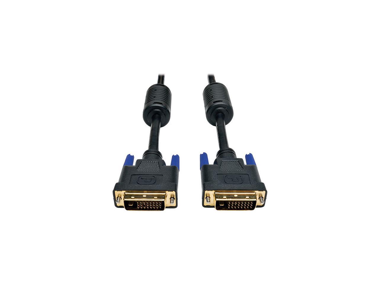 Tripp Lite P560-025 Black Male to Male DVI Dual Link TMDS cable - DVI-D, M/M