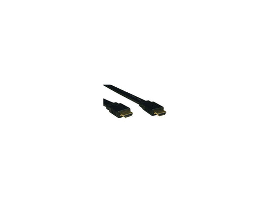 Tripp Lite High Speed HDMI Flat Cable, Ultra HD 4K x 2K, Digital Video with Audio (M/M), Black, 3-ft. (P568-003-FL)
