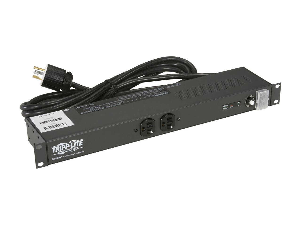 Tripp Lite - IBAR12-20T - Tripp Lite IBAR12-20T - Receptacles: 12 x NEMA 5-20R - 3840J