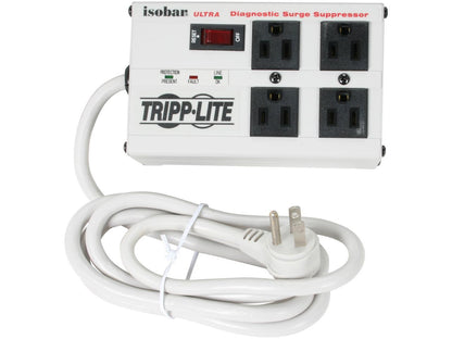 Tripp Lite IBAR4-6D 4 Outlets 3330 Joules 6' Cord Isobar Premium Surge Suppressor