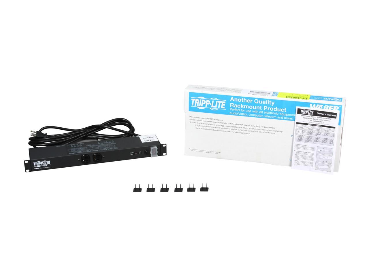 Tripp Lite ISOBAR12ULTRA 12 Outlets 3840 Joules 15' Cord Isobar Premium Rackmount Surge Suppressor