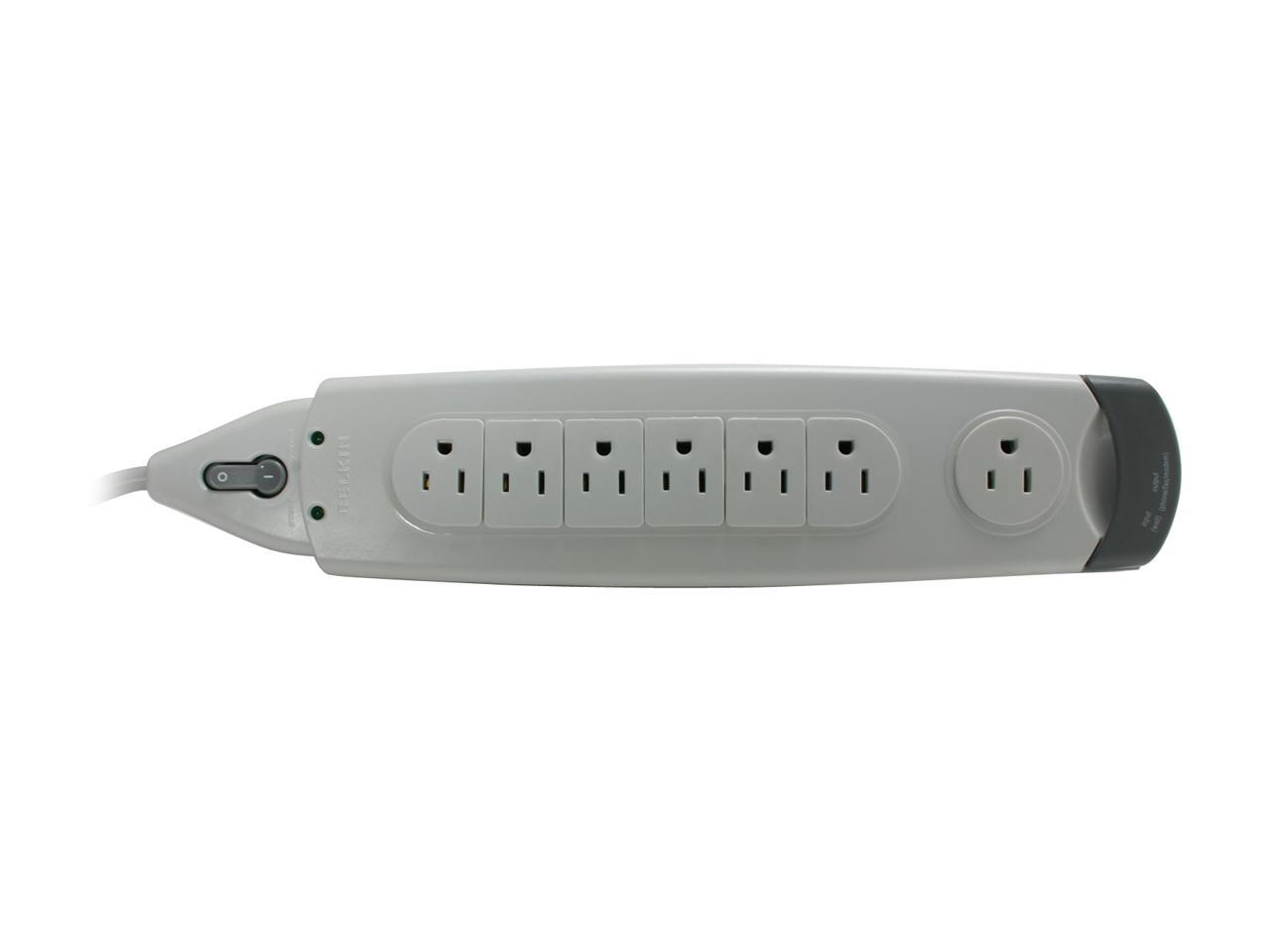 BELKIN F9H710-06 6.0 Feet 7 Outlets 1045 Joules SurgeMaster Home Series