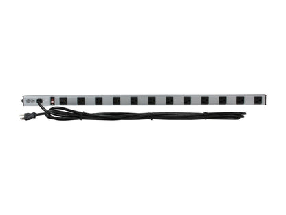 TRIPP LITE PS3612 12 Outlets Power Strip 120V Input Voltage 1800W Maximum Power 15 Feet Cord Length