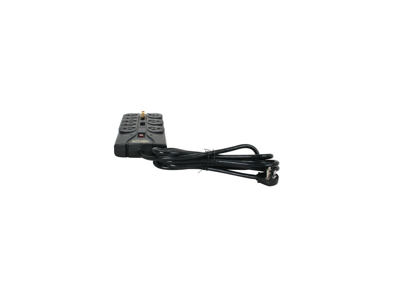 Tripp Lite TLP810NET 8 Outlets 3240 Joules 10' Cord with Tel/DSL/Coax Protect It! Surge Suppressor