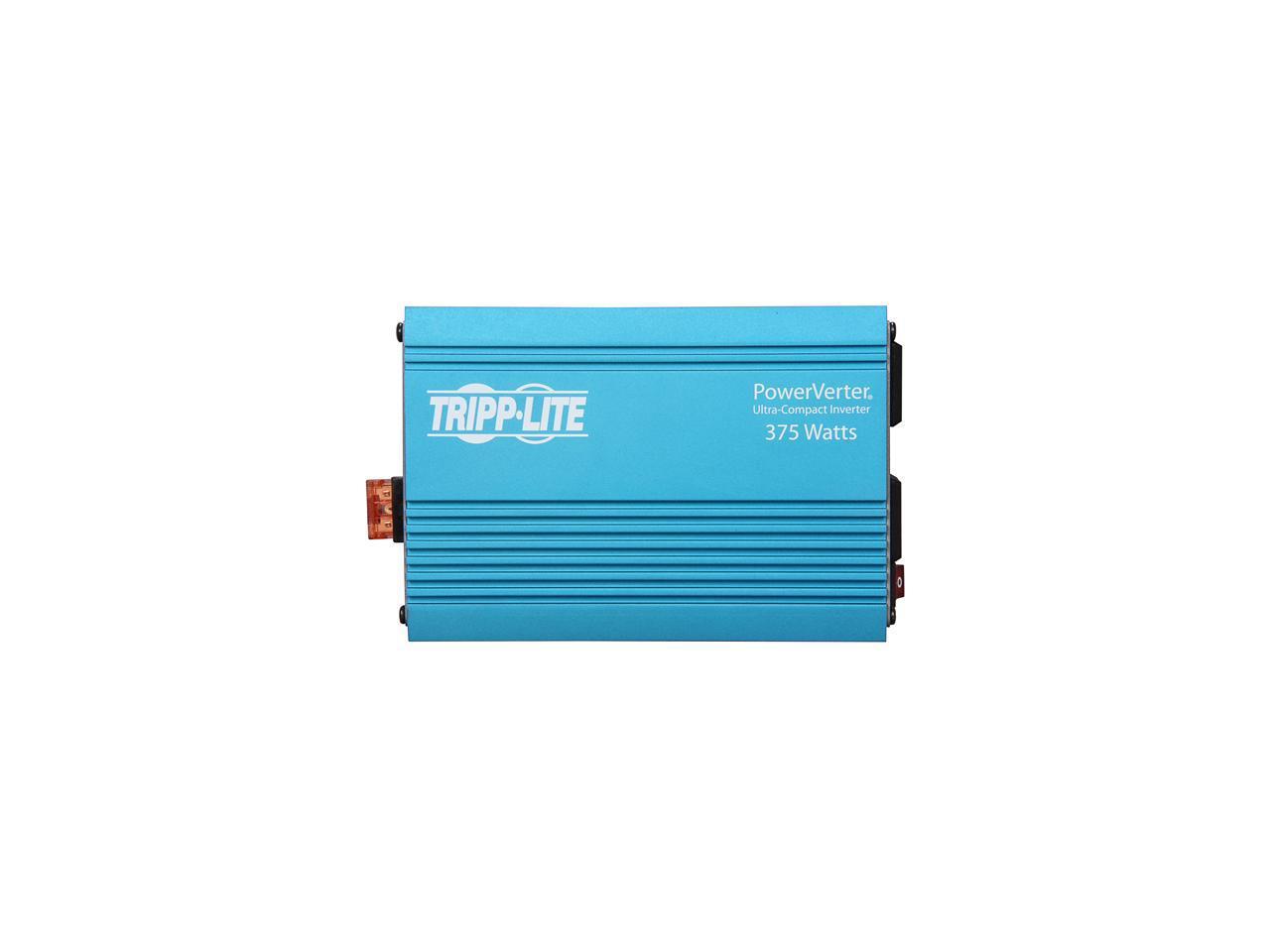 Tripp Lite 375 W Car Power Inverter with 2 Outlets, Auto Inverter, Ultra Compact (PV375)
