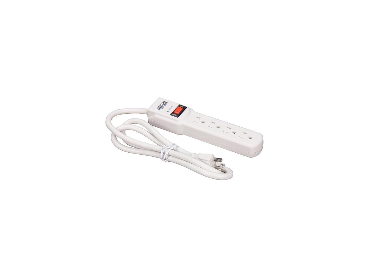 TRIPP LITE TLP404 4 Feet 4 Outlets 450 joules Surge Suppressor