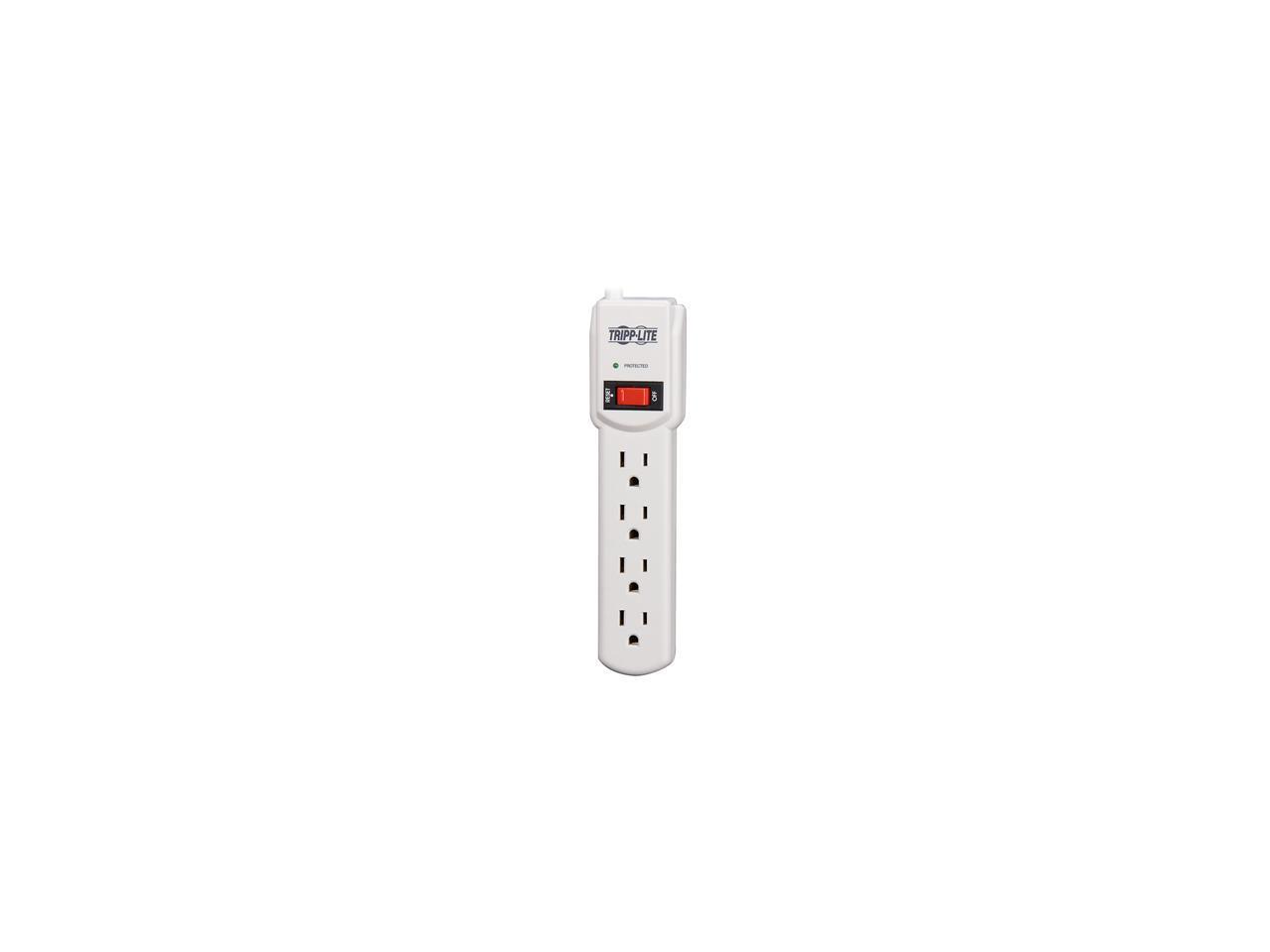 TRIPP LITE TLP404 4 Feet 4 Outlets 450 joules Surge Suppressor