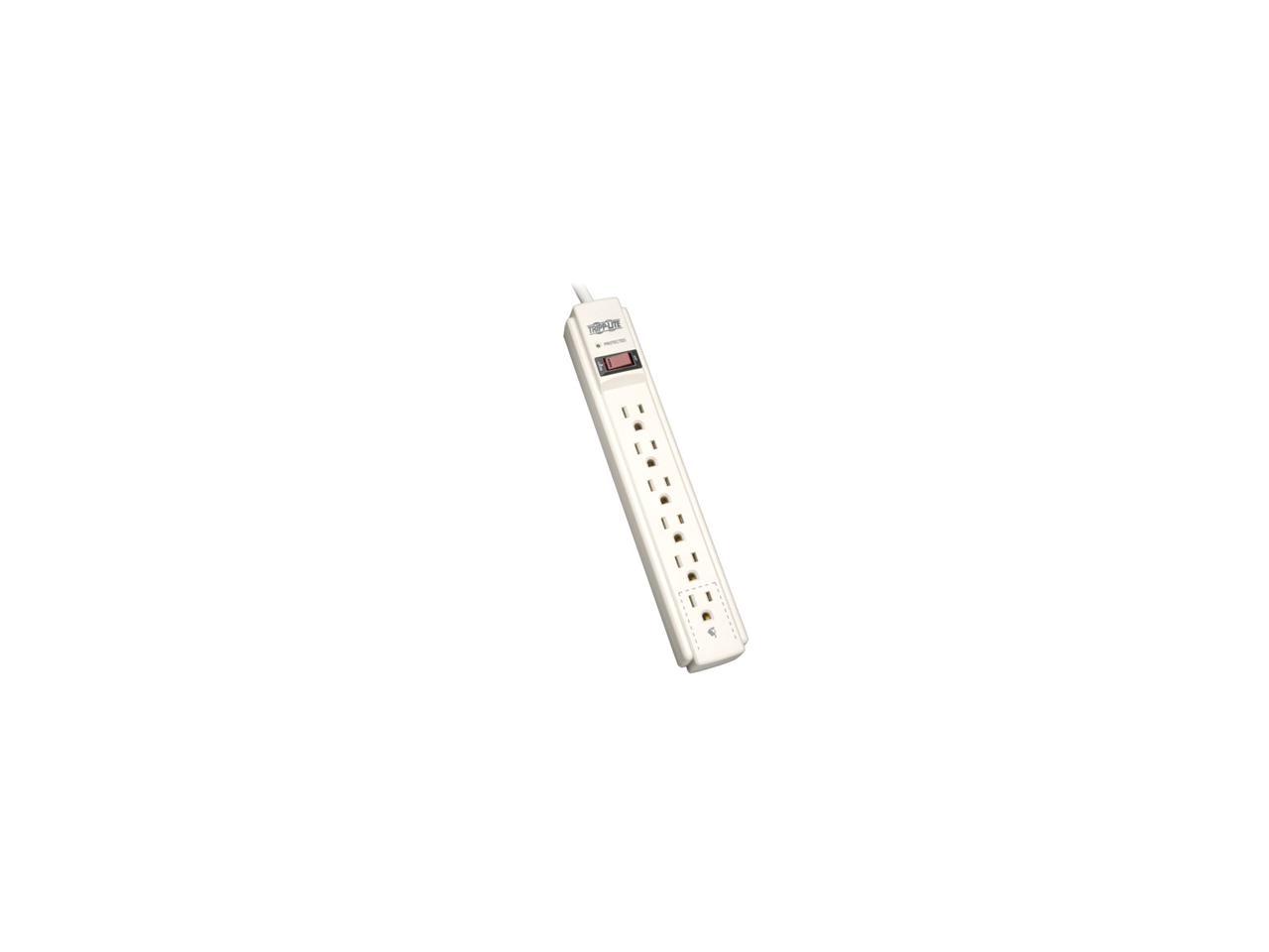 TRIPP LITE TLP604 4 Feet 6 Outlets 790 Joules Surge Suppressor