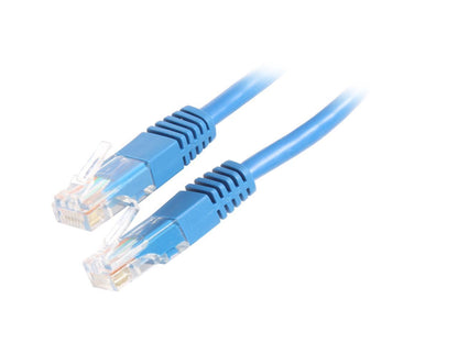 TRIPP LITE N002-100-BL 100 ft. Cat 5E Blue Cat5e 350MHz Molded Patch Cable