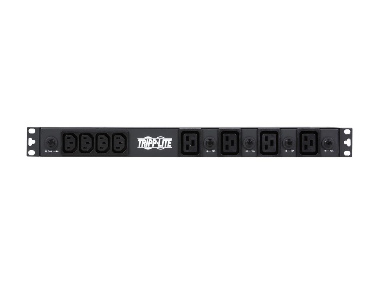 Tripp Lite PDU1230 Basic PDU, 30A, 20 Outlets (16 x C13 & 4 x C19), 200 / 208 / 240V, L6-30P Input, 15 Feet Cord, 1U Rack-Mount