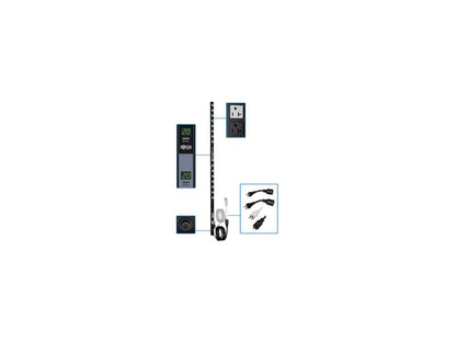 Tripp Lite Metered PDU, 20A Dual Circuit, 32 Outlets (5-15/20R), 120 V, L5-20P/5-20P, 10 ft. Cord, 0U Vertical Rack-Mount Power (PDUMV40)