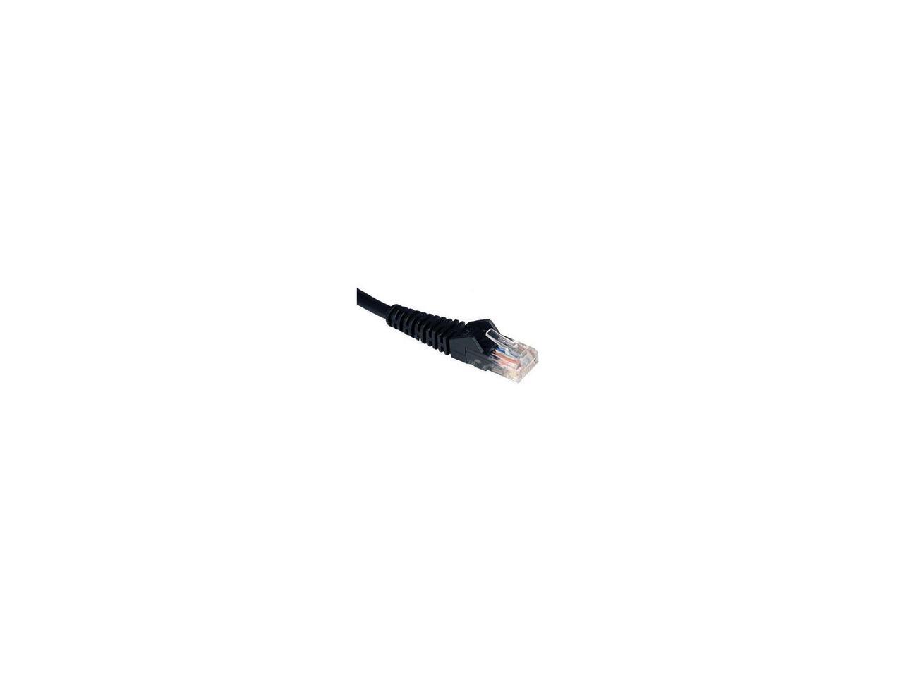 TRIPP LITE N001-010-BK 10 ft. Cat 5E Black Snagless Molded Patch Cable