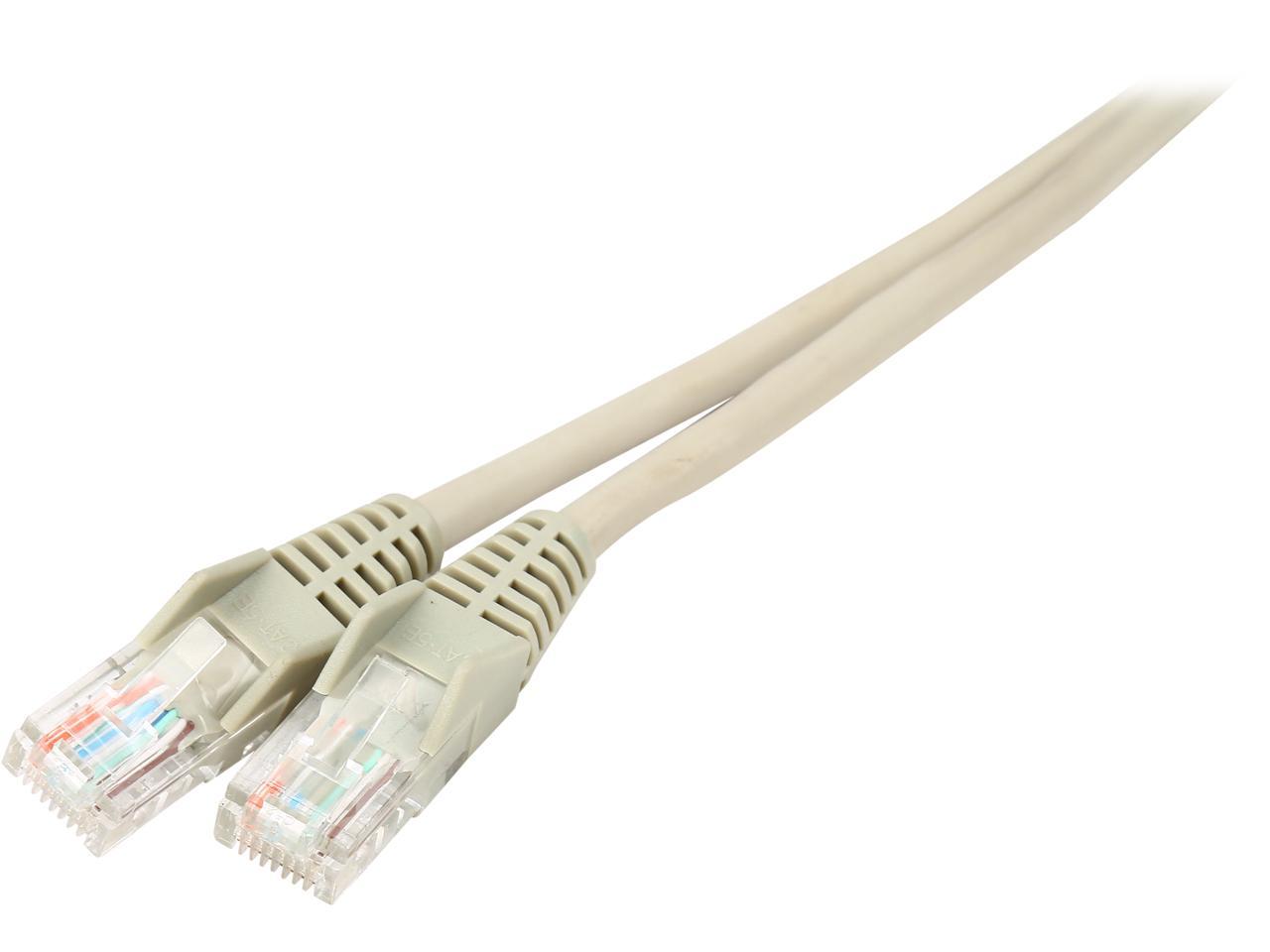 TRIPP LITE N001-200-GY 200 ft. Cat 5E Gray Snagless Cat5e Molded Patch Cable