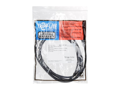 TRIPP LITE N002-007-BK 7 ft. Cat 5E Black Cat5e 350MHz Molded Patch Cable