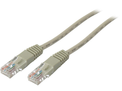 TRIPP LITE N002-015-GY 15 ft. Cat 5E Gray Cat5e 350MHz Molded Patch Cable