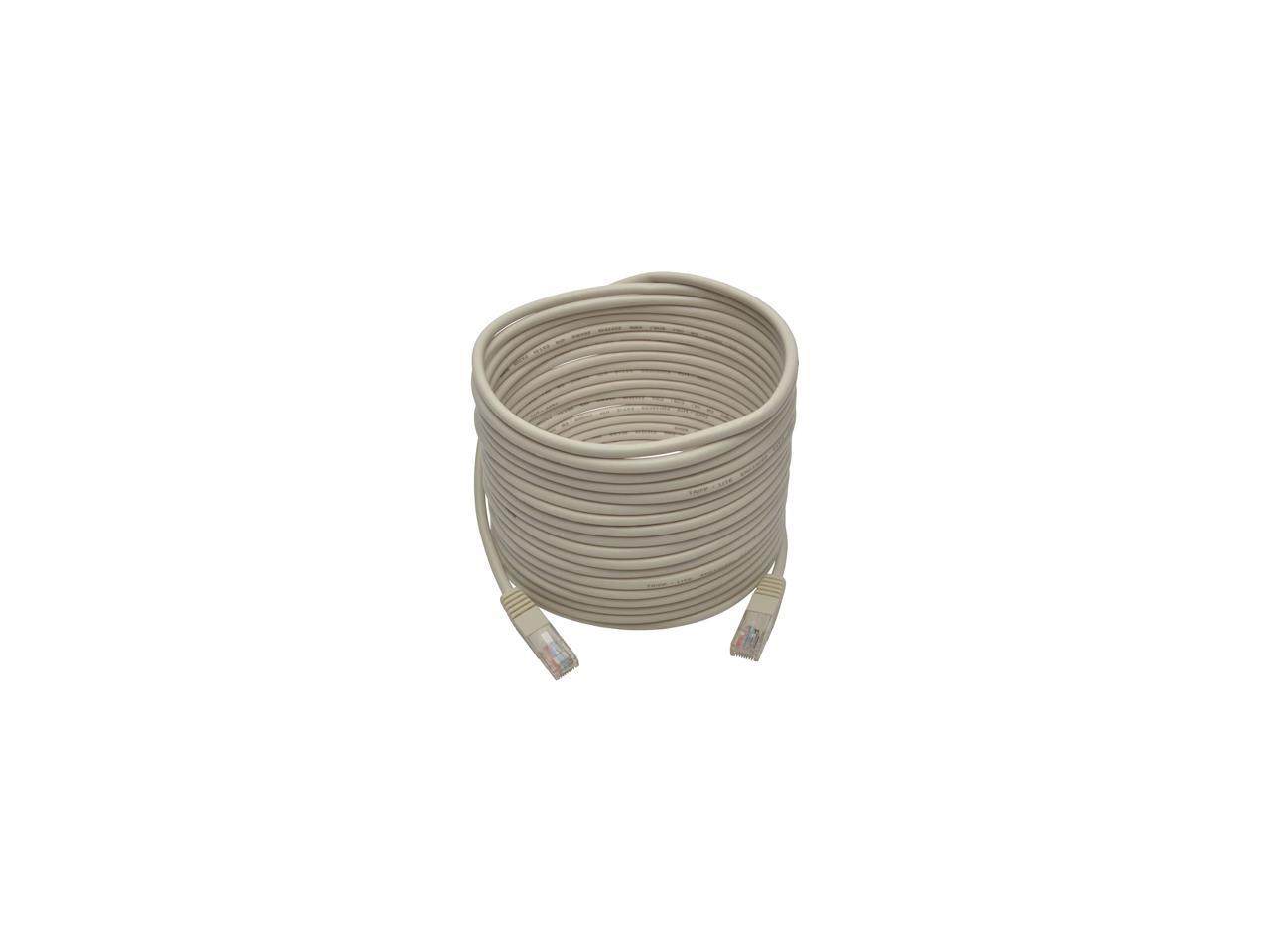 Tripp Lite Cat5e 350MHz Molded Patch Cable (RJ45 M/M) - White, 25-ft. (N002-025-WH)