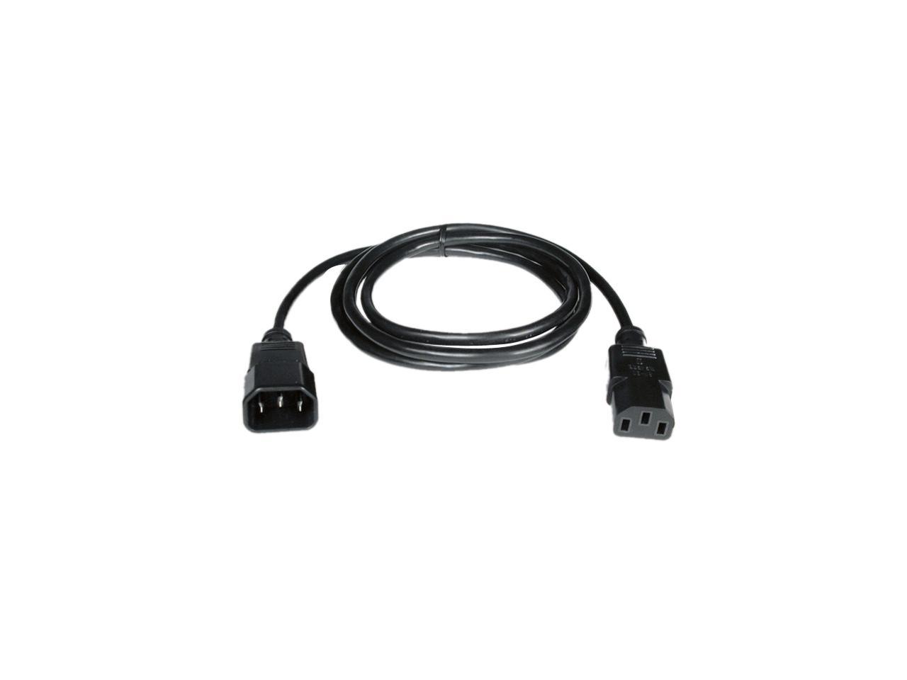 Tripp Lite Model P004-006 6 ft. AC Power Extension Cord, IEC-320-C14 to IEC-320-C13