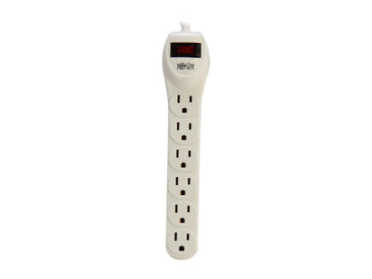 Tripp Lite TLP602 6 Outlets 180 Joules 2' Cord Protect It! Surge Suppressor