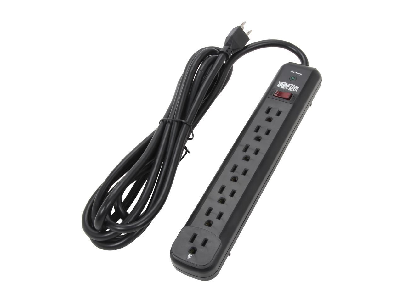 Tripp Lite TLP712B 7 Outlets 1080 Joules 12 Feet Cord Black Protect It! Surge Suppressor