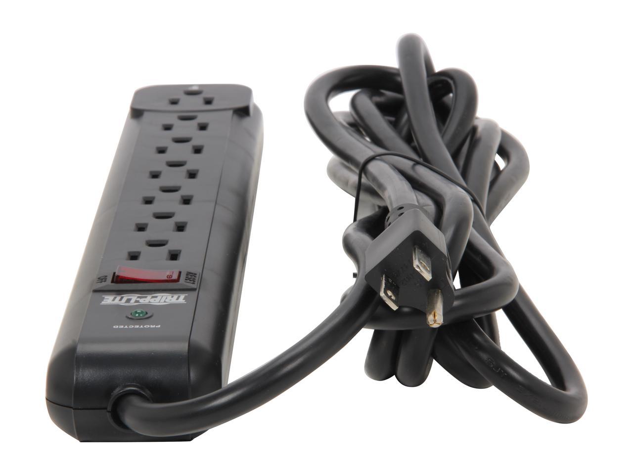 Tripp Lite TLP712B 7 Outlets 1080 Joules 12 Feet Cord Black Protect It! Surge Suppressor