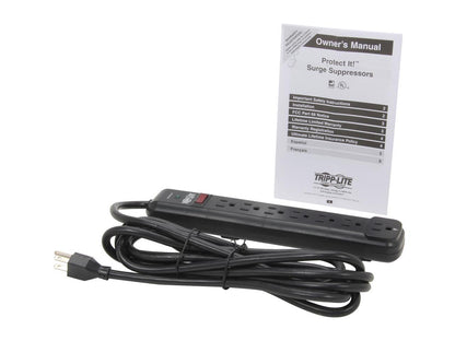 Tripp Lite TLP712B 7 Outlets 1080 Joules 12 Feet Cord Black Protect It! Surge Suppressor