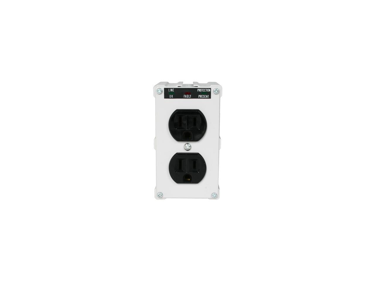 TRIPP LITE ISOBLOK2-0 Direct Plug-in 2 Outlets 1410 Joules Isobar Surge Suppressor