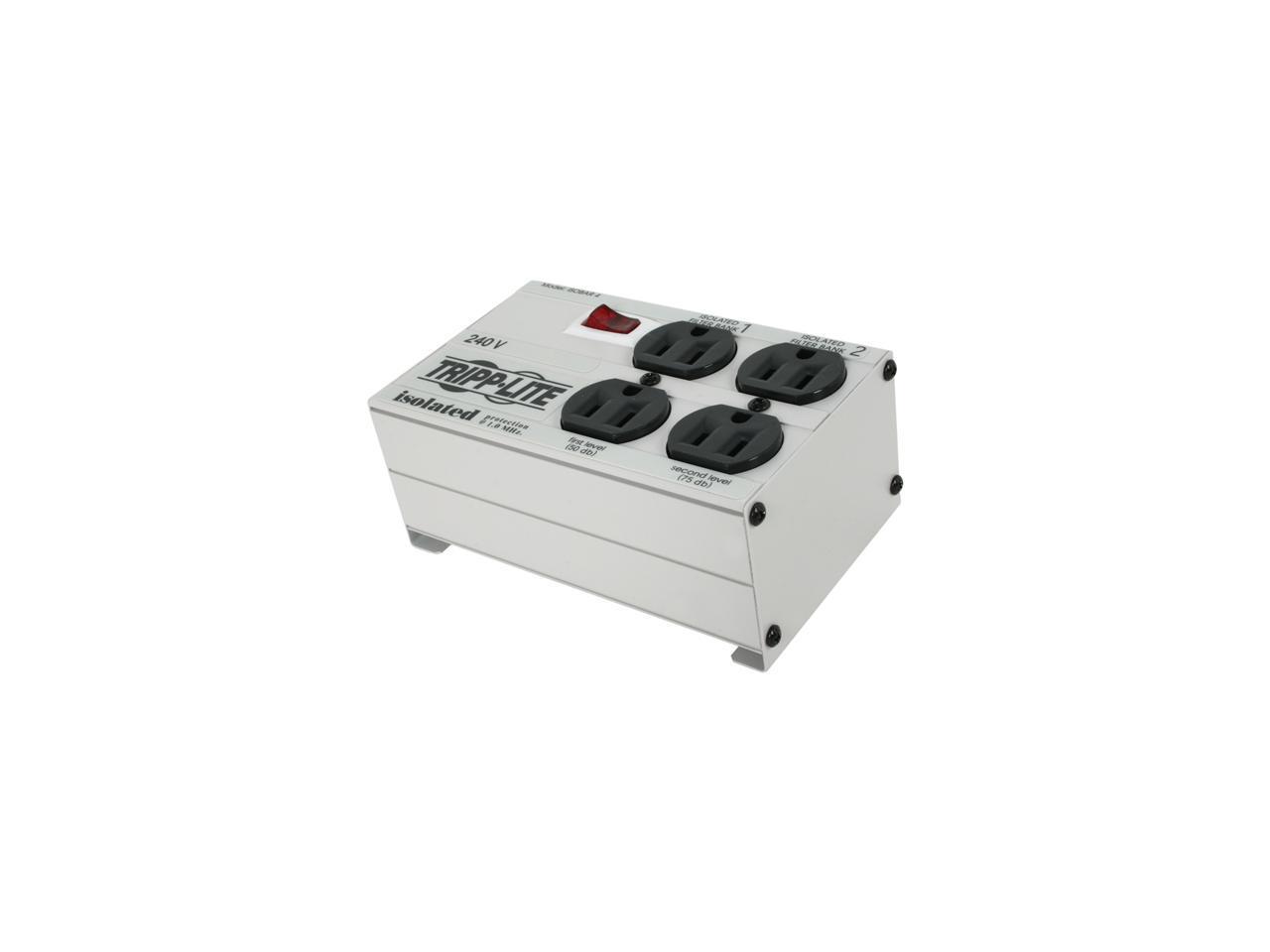 TRIPP LITE ISOBAR4/220 6 Feet 4 Outlets 330 Joules Isobar Surge Suppressor