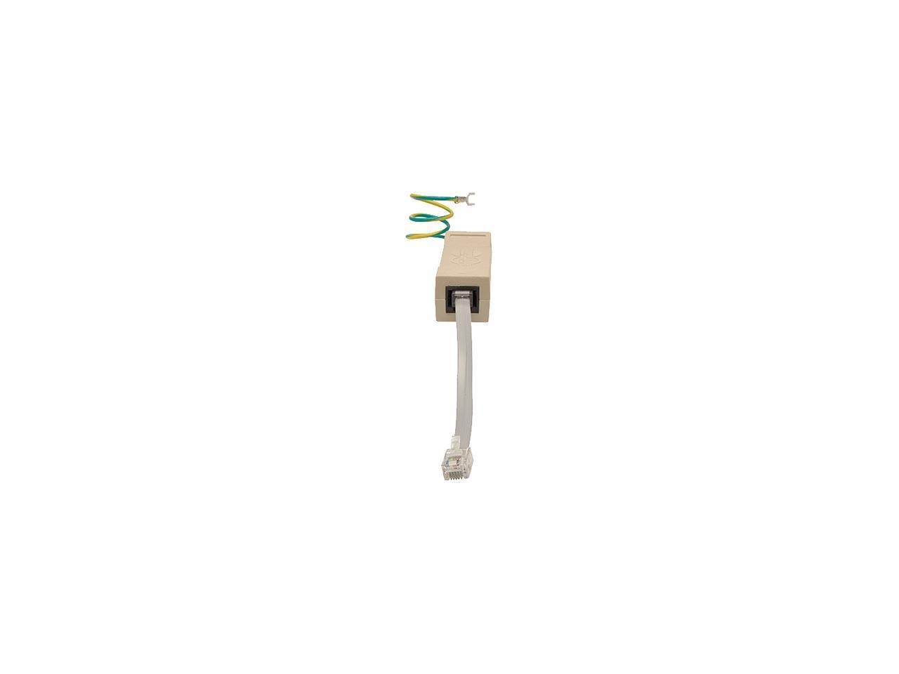 Tripp Lite DTEL2 2-Line RJ11/RJ45 Network Surge Suppressor for Network/Phone Lines