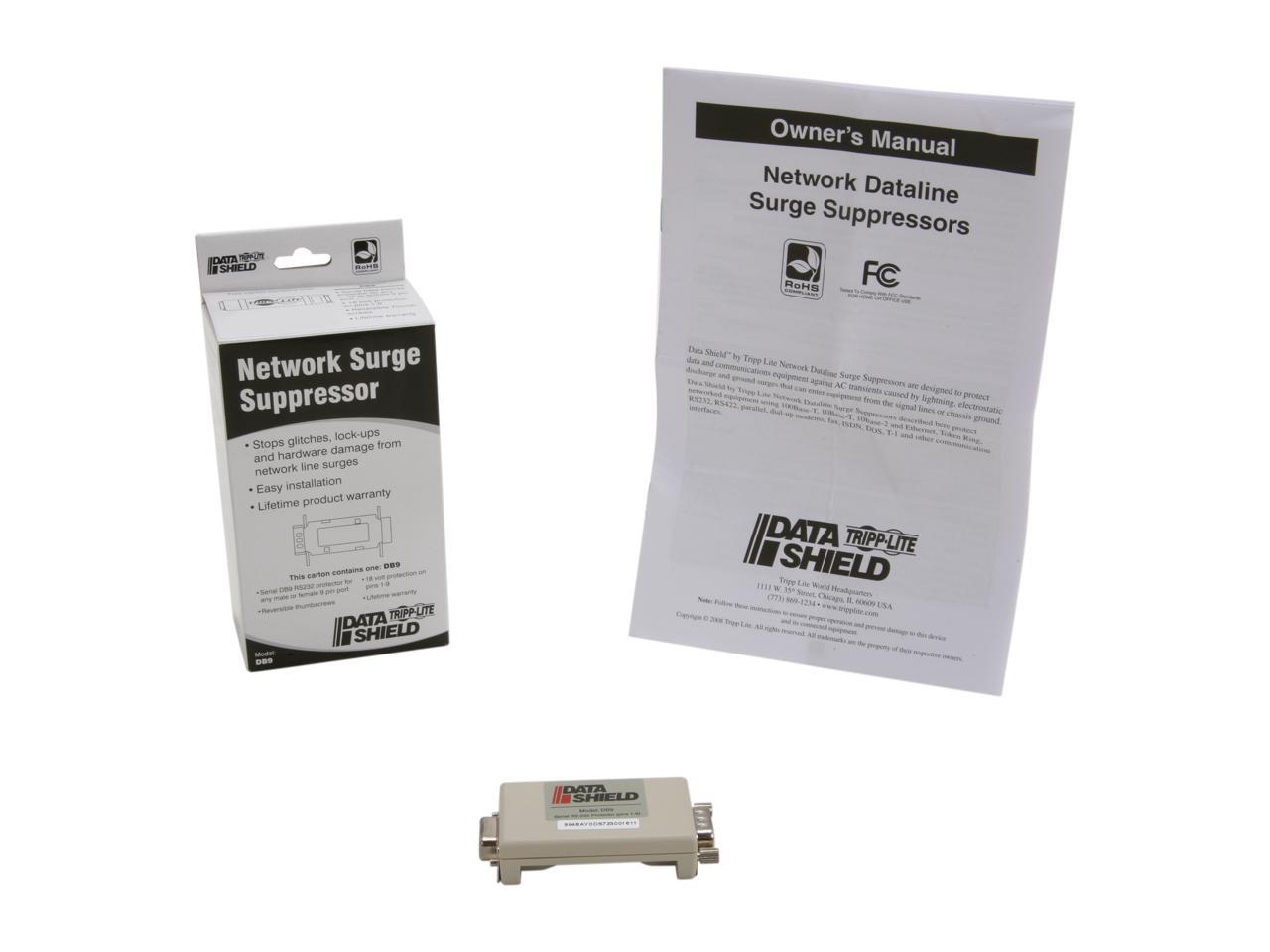 TRIPP LITE DB9 Network Surge Suppressor