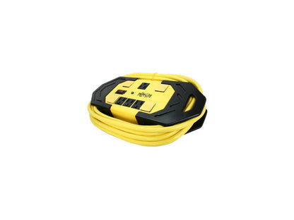 Tripp Lite TLM825SA 8 Outlets 3900 Joules 25' Cord Safety Surge Suppressor with Metal Housing OSHA yellow