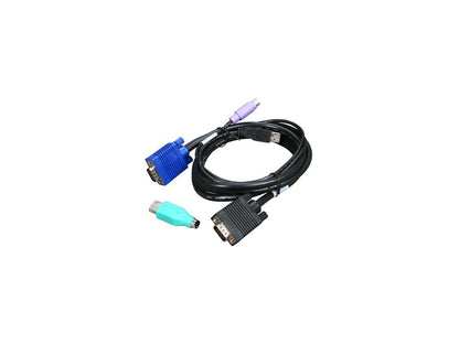 TRIPP LITE 6 ft. PS/2 & USB (2-in-1) KVM Cable Kit for B042-Series KVM Switch P780-006