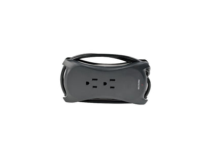 Tripp Lite TRAVELER3USB Protect It! 3-Outlet Travel-Size Surge Protector, 18-in. Cord, 1050 Joules, 2-USB Charging Ports