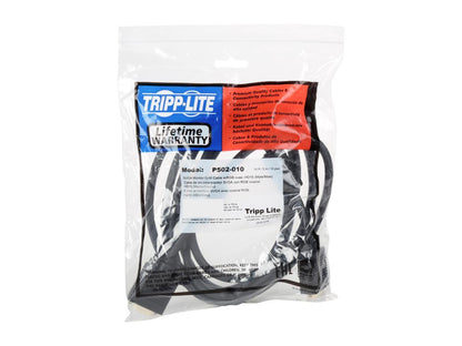 Tripp Lite P502-010 10 ft. SVGA Monitor Gold Cable w/RGB Coax HD15M/M
