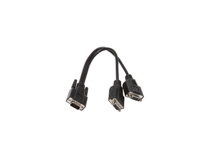 TRIPP LITE 1 ft. SXGA/UXGA Hi-Res Splitter Cable - HD15M to 2 x HD15F P516-001-HR