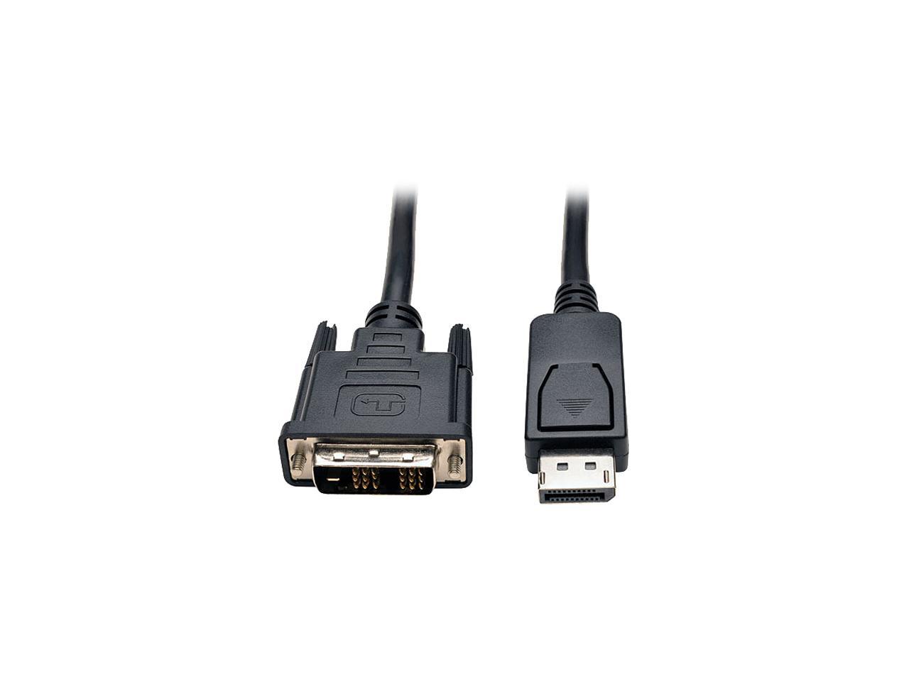 Tripp Lite DisplayPort to DVI Cable Adapter, DP with Latches, DP to DVI-D Single Link (M/M), DP2DVI, 6 ft.(P581-006)