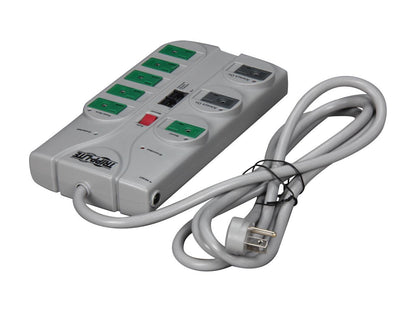 TRIPP LITE TLP808NETG 8 ft. 8 Outlets 2160 joules ECO-SURGE Energy-Saving Surge Suppressor