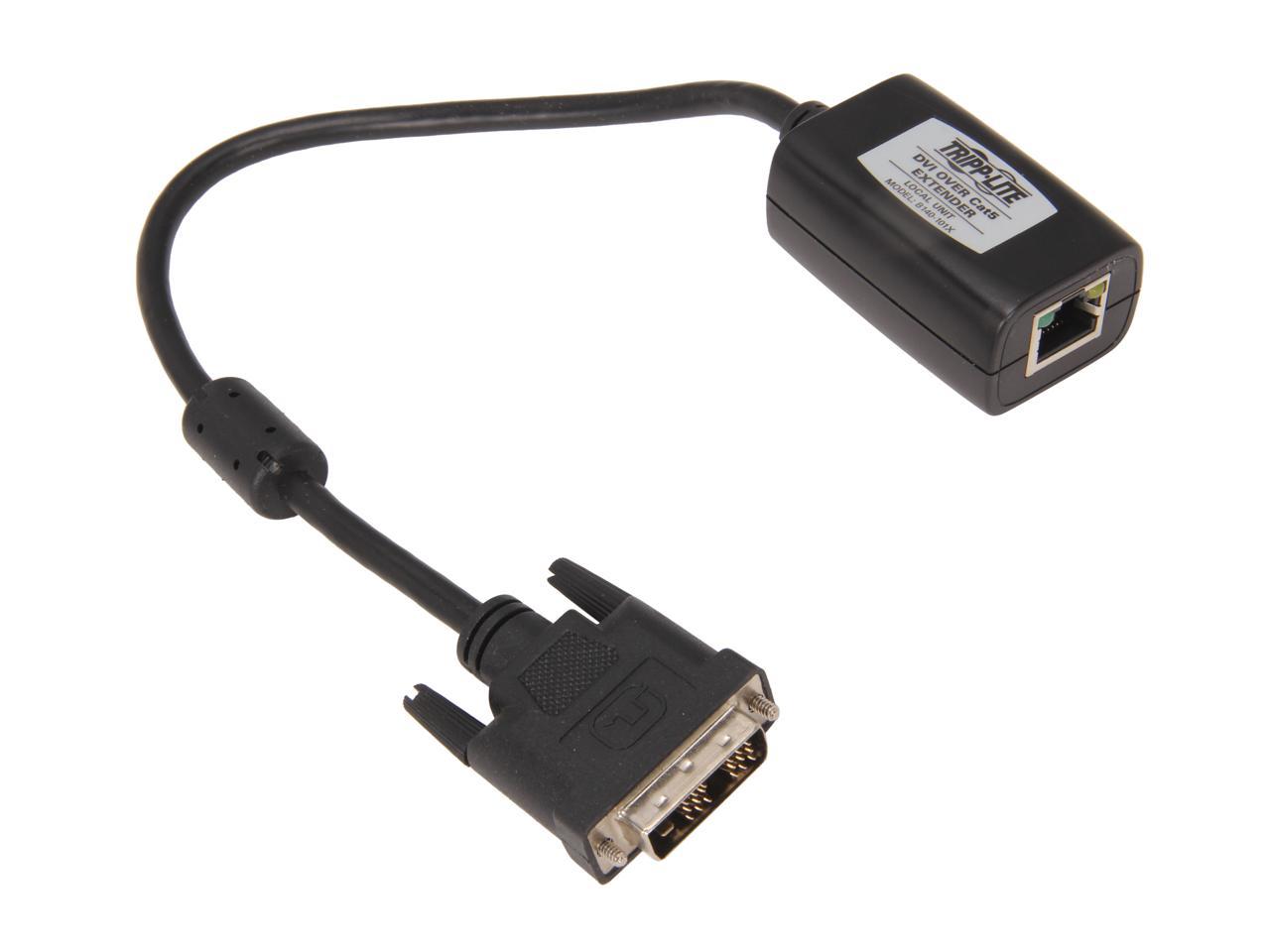 Tripp Lite DVI Over Cat5/Cat6 Extender, Extended Range Video Transmitter & Receiver, 1920x1080 at 60Hz, TAA (B140-101X)