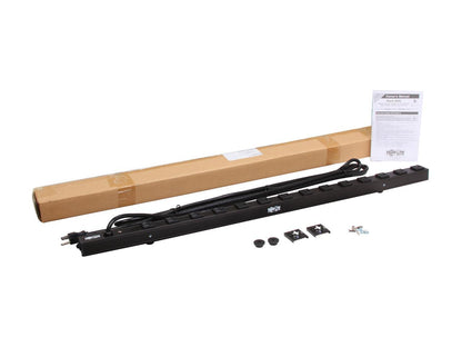 Tripp Lite PDUV15 Basic 0U 120V 15A 15.0 Feet Single-Phase PDU NEMA 5-15R Outlets, NEMA 5-15P Input Plug