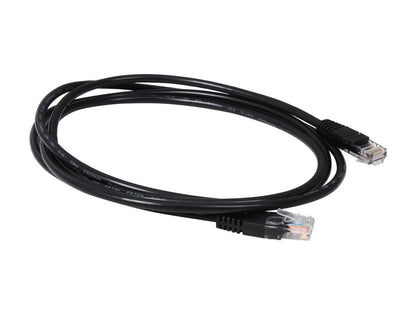 TRIPP LITE N002-006-BK 6 ft. Cat 5E Black 350MHz Molded Cable
