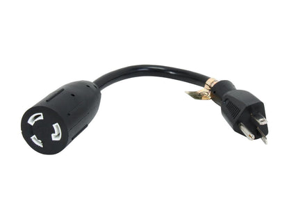 Tripp Lite Model P044-06I 6" NEMA-L5-20R to NEMA-5-20P 12AWG Heavy Duty Power Adapter Cable Female to Male